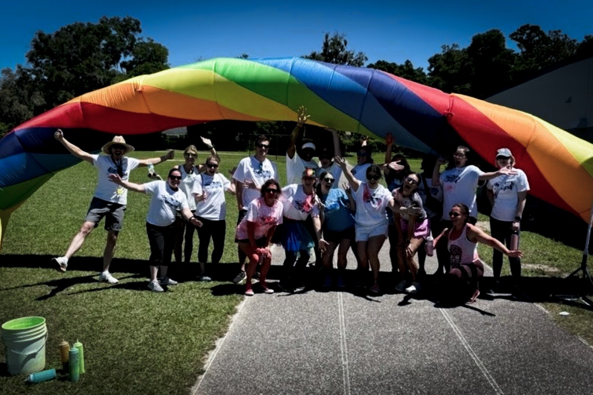 Three Boys & A Dog awards ceremony recognition from Florida school district