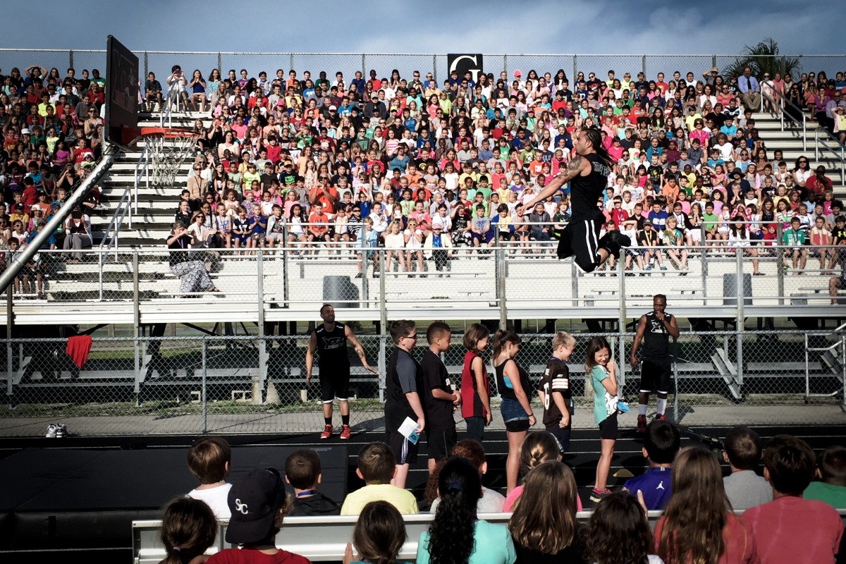 TB&D fundraising celebration with Florida school principal and staff