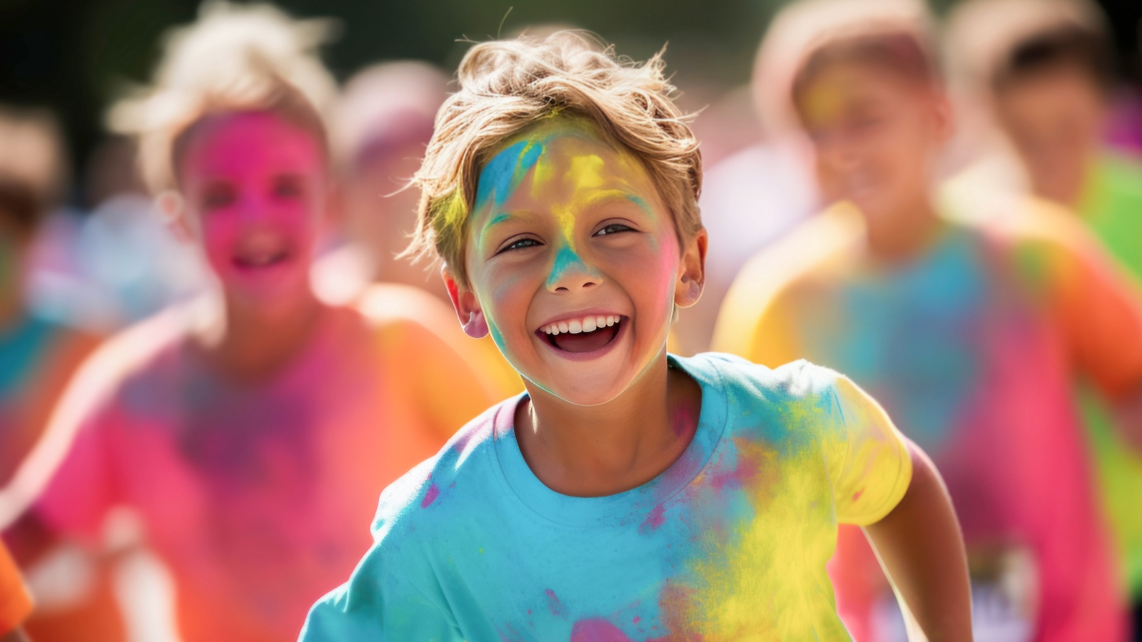 Full-service color run and fun run fundraiser managed by TB&D for Florida schools — complete event execution including packets, prizes, money handling, and event day logistics