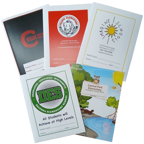 Free elementary school supplies Florida - School Branded Organization Folders