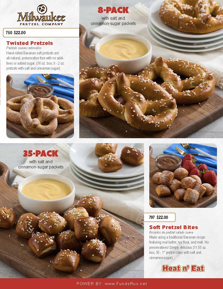 Otis Spunkmeyer Crowd Favorites - Top-Selling Fundraising Catalog Items