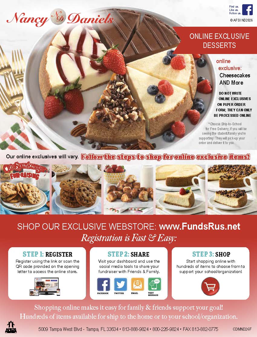 Otis Spunkmeyer Order Form and Pricing - Florida School Fundraising Catalog