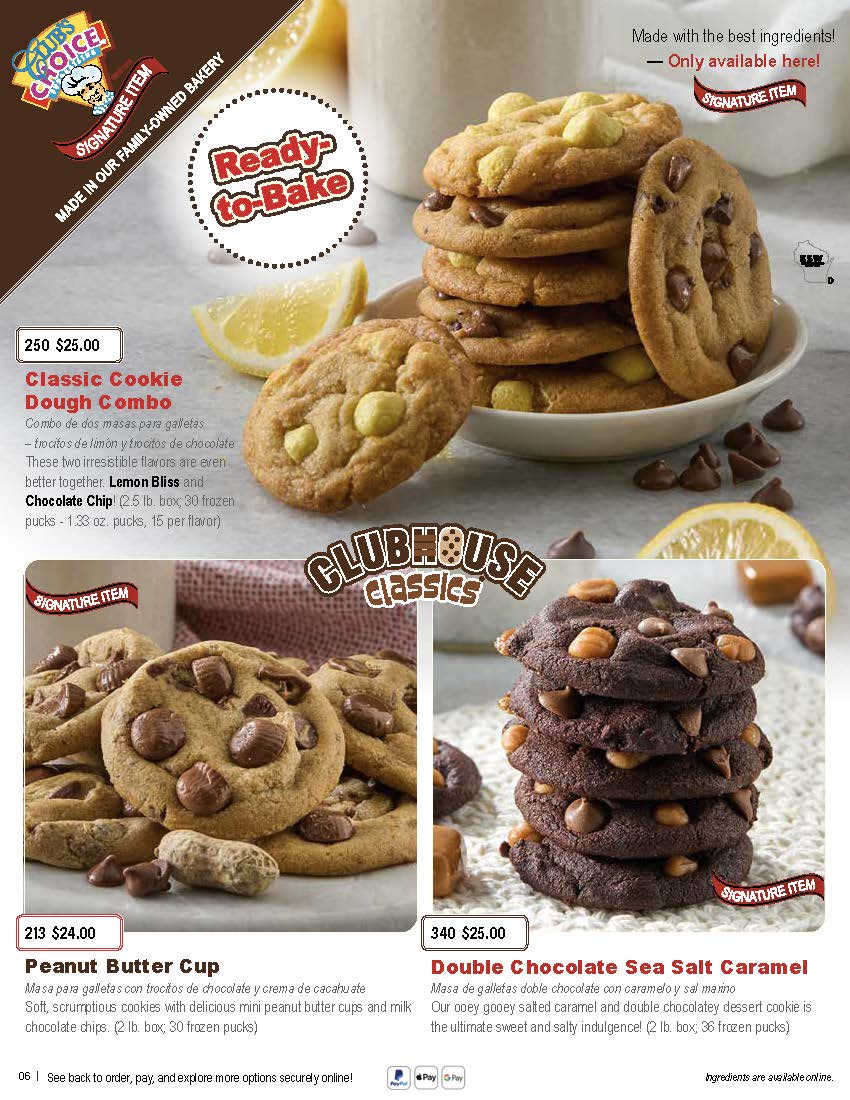 Otis Spunkmeyer Gourmet Treats Selection - Premium Fundraising Catalog