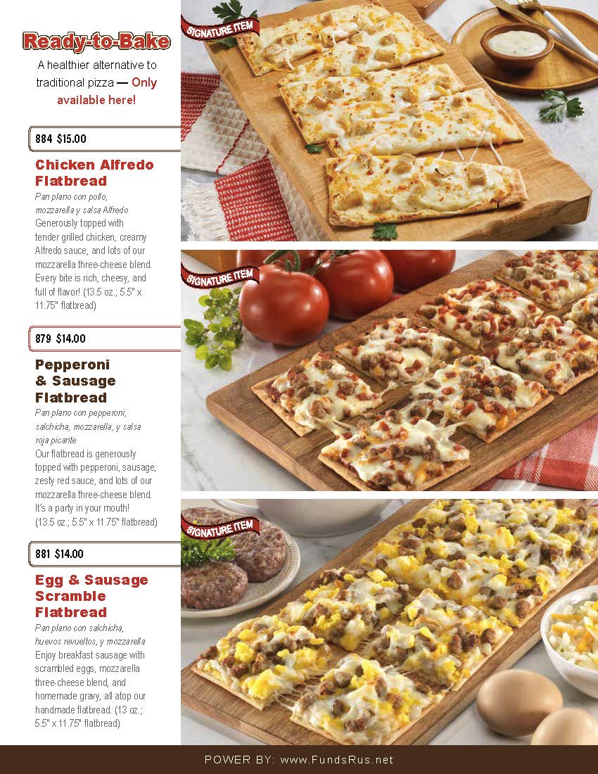 Otis Spunkmeyer Frozen Snacks Selection - Florida School Fundraising Options